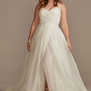 DB studio Organza Wedding Dress Soft White NWT